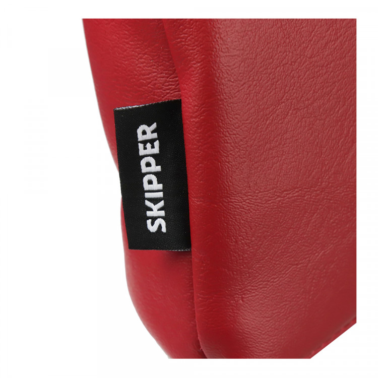 Кресло складное мягкое  серый/красный, арт. SK75145GR-ts,          Skipper  Кресло складное мягкое  серый/красный, арт. SK75145GR-ts,          Skipper