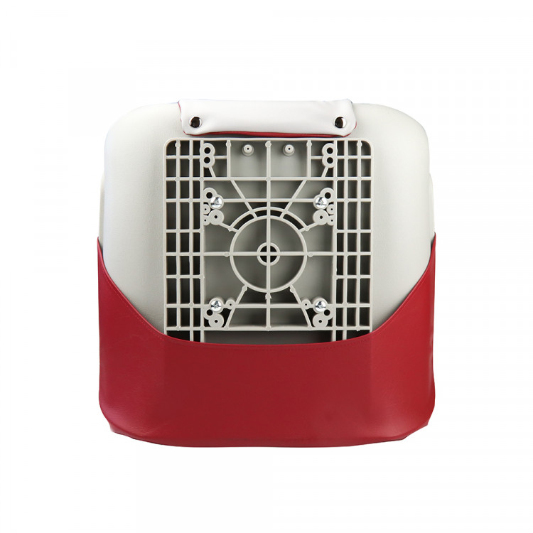 Кресло складное мягкое  серый/красный, арт. SK75145GR-ts,          Skipper  Кресло складное мягкое  серый/красный, арт. SK75145GR-ts,          Skipper