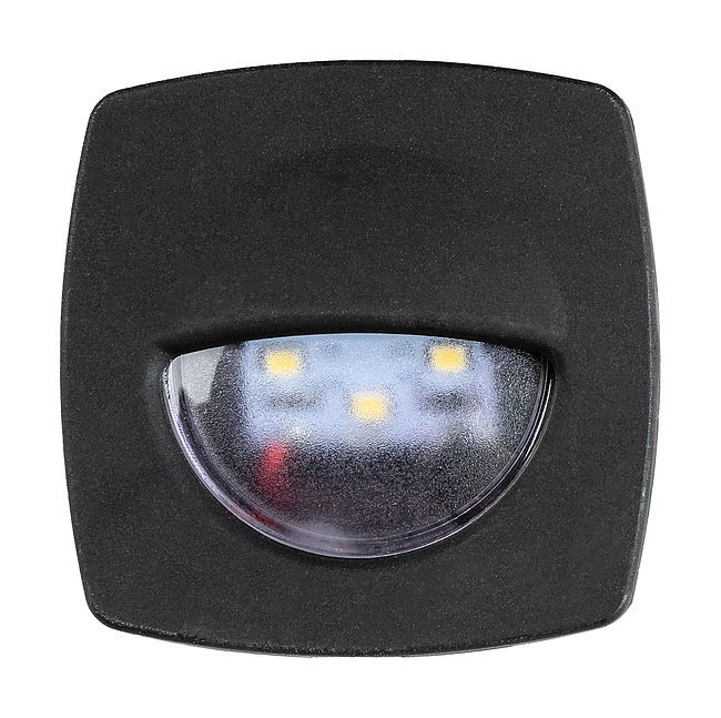 Светильник для подсветки палуб и трапов, светодиодный, 12 В, 3 Вт, черный, арт. 00155-LW,          Nano Protech 