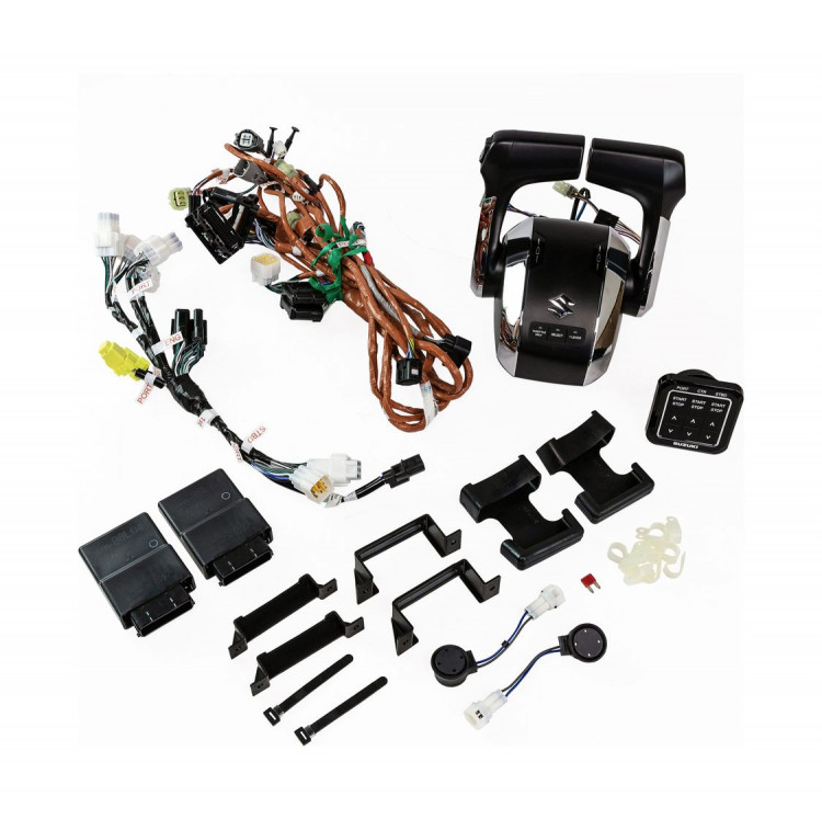 Дистанционное управление Suzuki SPC, 2-ой пост, три двигателя (комплект), арт. 6700098LD4000,          SUZUKI 