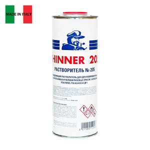 Растворитель замедляющий для полиуретановых эмалей Мореман Thinner 205, 1 л