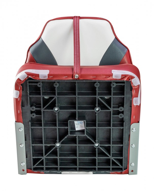 Кресло мягкое складное Rainbow, обивка винил, цвет красный/угольный/белый, арт. 75107RCW-MR,          Marine Rocket  Кресло мягкое складное Rainbow, обивка винил, цвет красный/угольный/белый, арт. 75107RCW-MR,          Marine Rocket