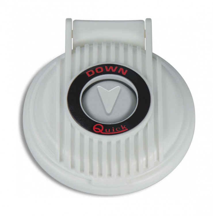 Кнопка управления якорной лебедкой Quick, палубная, Down, белый, арт. FP900DW00000A00,          Quick 