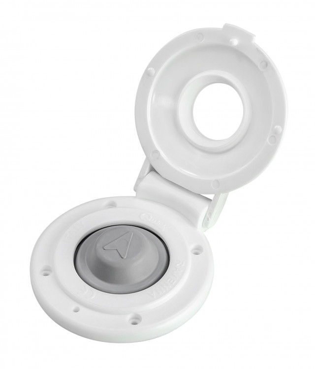 Кнопка управления якорной лебедкой Quick, палубная, Down, белый, арт. FP900DW00000A00,          Quick 