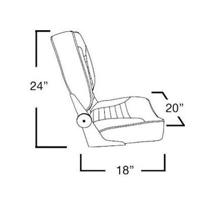 Кресло XXL складное мягкое двухцветное серый/темно-серый, арт. 1040693,          Springfield  Кресло XXL складное мягкое двухцветное серый/темно-серый, арт. 1040693,          Springfield