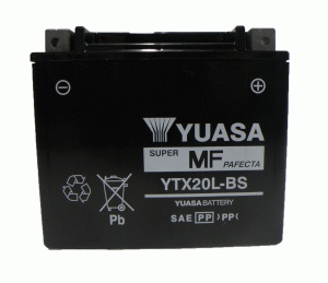 Аккумулятор Yamaha/Yuasa YTX20L-BS (CP)