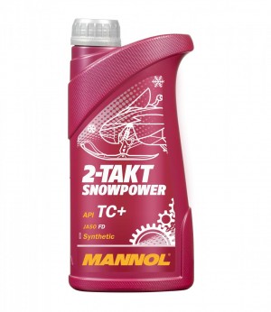  Масло моторное MANNOL 2-Takt Snowpower  ( 1 L), 7201-1 
