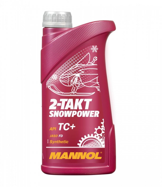  Масло моторное MANNOL 2-Takt Snowpower  ( 1 L), 7201-1  