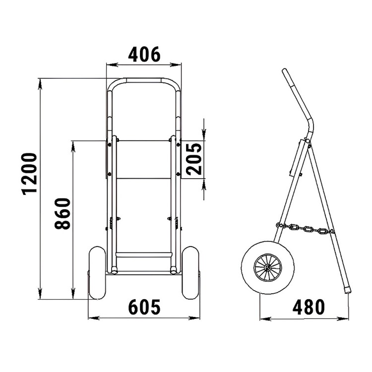 Тележка для ПЛМ складная "КОМПАКТ Плюс", арт. 10269397,  