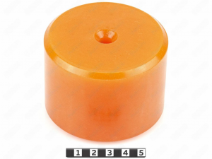 Виброопора D 81 x d 8 x H 59 мм. , M72/оранжевый, 33-01-1305-poly 