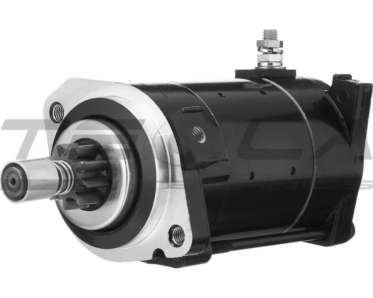 Стартер электрический в сборе Yamaha 115, 130, 150, 175, 200, 225hp V4, V6, 6N7-81800-10-00, арт. TT15922,          TESLA TECHNICS 