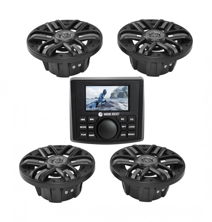 Морская аудиосистема Marine Rocket MRH-335 (комплект 4B), арт. MRH33565B2,          MARINE ROCKET 