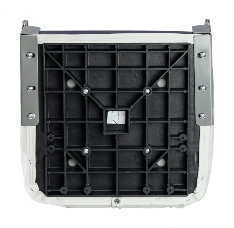 Кресло мягкое складное Premium, обивка винил, цвет белый/серый/угольный, арт. 75128WGC-MR,          MARINE ROCKET 