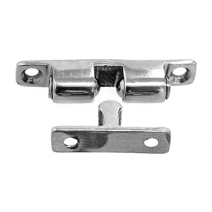 Фиксатор дверной 44х8мм, нерж.сталь, арт. 003680,          Homer 