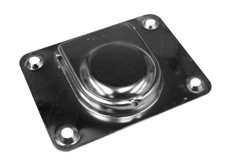 Ручка палубная потайная 76х56х1 мм, нержавеющая, подпружиненная, арт. 11465,          Youthful  Ручка палубная потайная 76х56х1 мм, нержавеющая, подпружиненная, арт. 11465,          Youthful