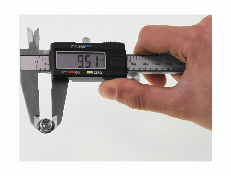 Нижняя часть кнопки DOT на шурупе 9.5 мм, нержавеющая, упаковка 100 шт., арт. 93XN1039341Upack,          DOT 