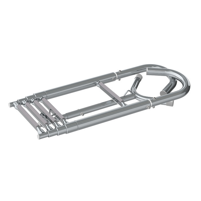 Трап телескопический носовой, 5 серых ступени (ширина 275 мм.), арт. 040108GT,          Техномарин 