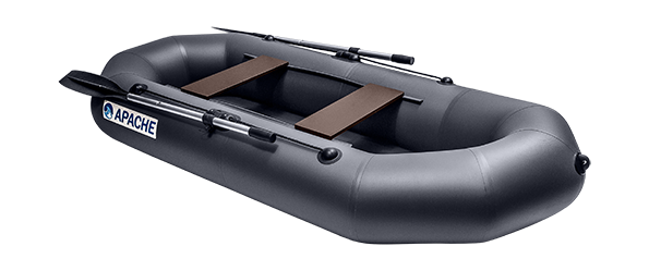 Надувная лодка ПВХ, APACHE 260 графит, арт. 4603725300903,          APACHE 