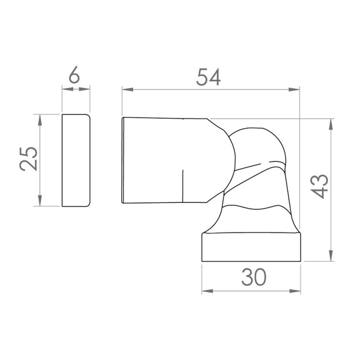Держатель двери магнитный, нерж. cталь, арт. 10255359,          Osculati 