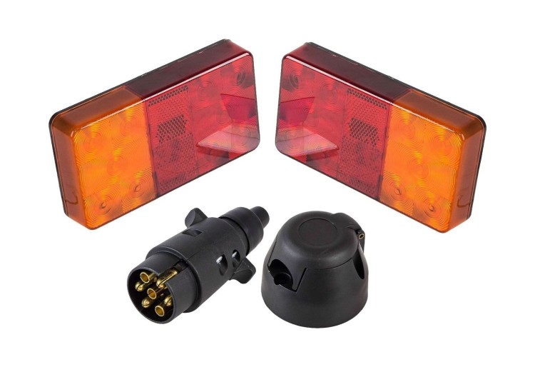 Стоп-сигнал для прицепа c вилкой и розеткой (комплект 87119E2), арт. 87119E2,          Ningbo Era Vehicle 