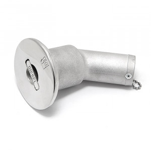 Горловина заливная угловая 38мм Diesel сталь