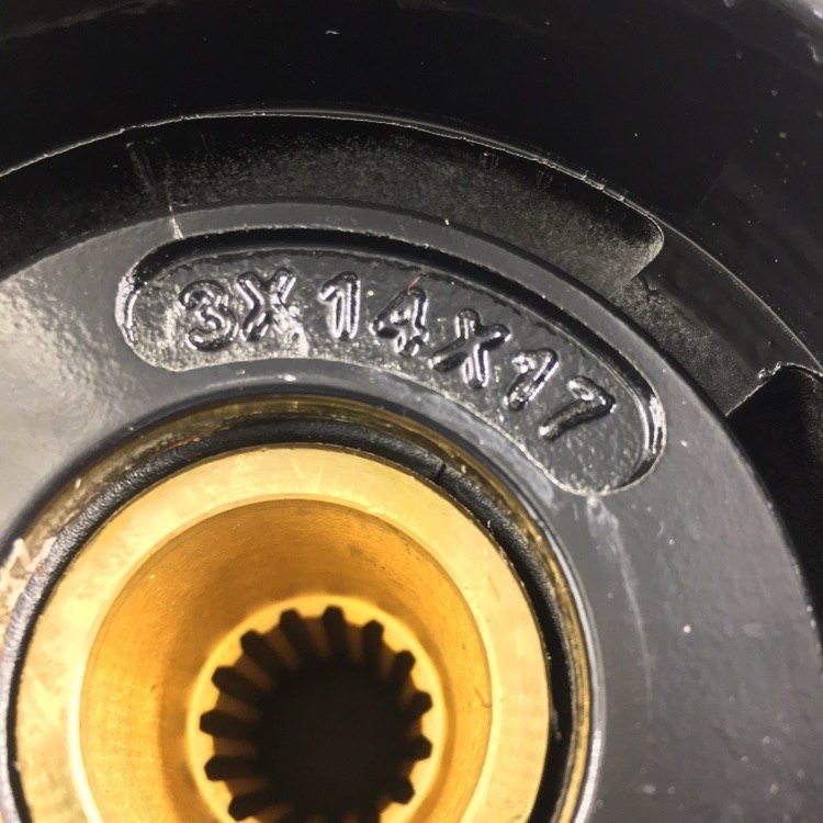 Гребной винт Suzuki DF90-140, DF70A-140A, DF100B (3x14x17) (E.Chance), арт. 58100-90J01-019_EC,          РРЦ РАЗНОЕ 