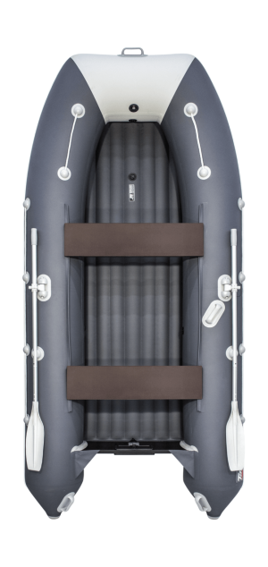 Надувная лодка ПВХ, Таймень LX 3600 НДНД, графит/светло-серый