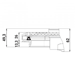 Люк палубный распашной низкопрофильный Фрегат 547x547 R42.5