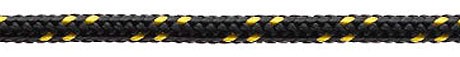 ТРОС ИЗ ВЕКТРАНА И ПОЛИЭСТЕРА VECTRAN, 3 мм ЧЕРНЫЙ/ЗОЛОТОЙ, 200 м, арт. 10247115,          Marlow 