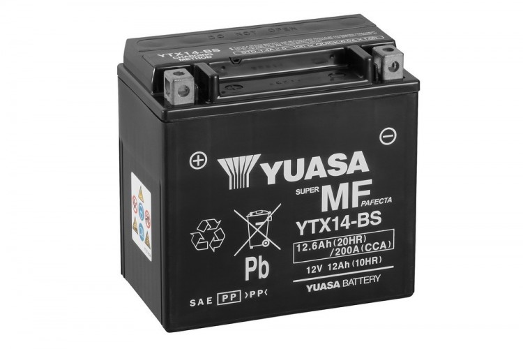 Аккумулятор Yamaha/Yuasa  YTX14-BS (CP) 