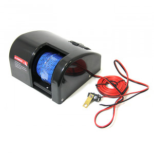 Якорная лебедка Fisherman 25 для пресной воды, с тросом 30м чёрная