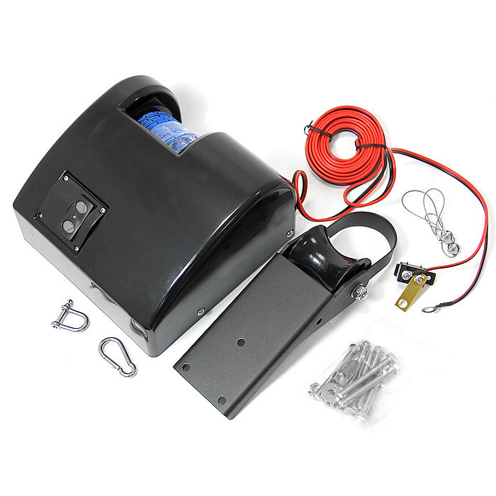 Якорная лебедка Fisherman 25 для пресной воды, с тросом 30м чёрная, арт. 3201-0401,          CIM 