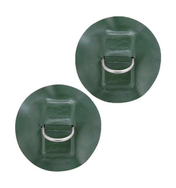 Кольцо D-образное малое, зеленое, 2 шт, арт. SSCL00045005-4_SET2,          Sun Selection 