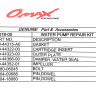 Ремкомплект помпы Yamaha 4-5, арт. 6E0W007800_OM,          OMAX 