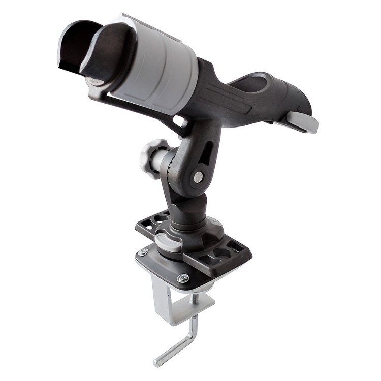 Держатель удилища с пластиковым креплением №3 на струбцине, арт. 10269611,  