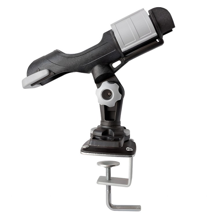 Держатель удилища с пластиковым креплением №3 на струбцине, арт. 10269611,  