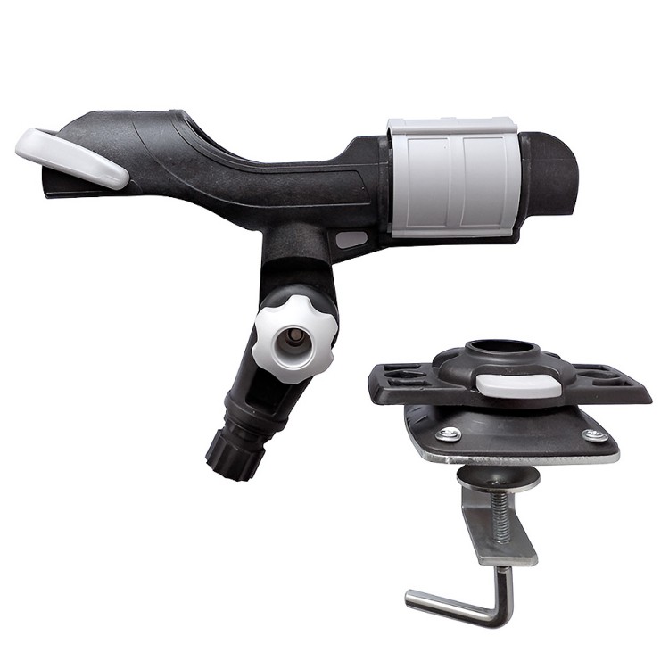 Держатель удилища с пластиковым креплением №3 на струбцине, арт. 10269611,  