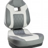 Кресло складное мягкое FISH PRO II с высокой спинкой, цвет черный/серый 