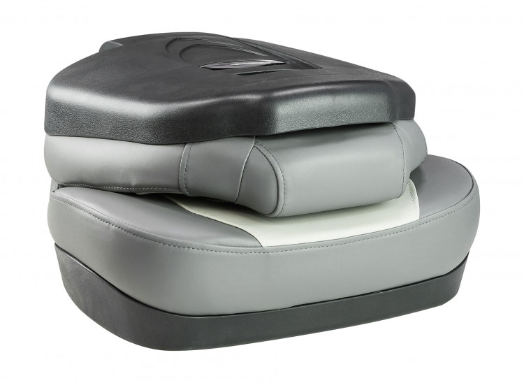 Кресло складное мягкое FISH PRO II с высокой спинкой, цвет черный/серый, арт. 1041483,          Springfield 