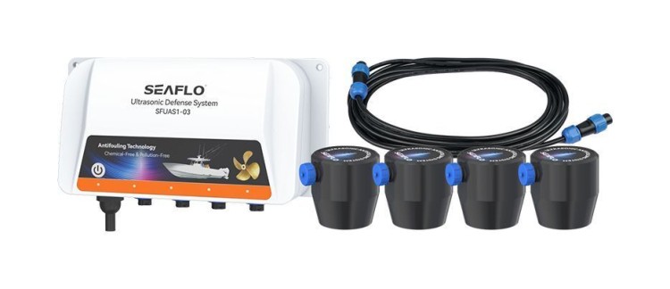 Ультразвуковая противообрастающая система (4 датчика) 12 В, SeaFlo, арт. SFUAS103,          SeaFlo 