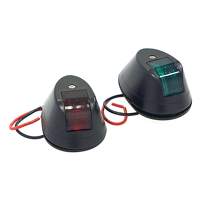 Огни бортовые 55х90 мм, черный корпус, арт. C91003-1,          Easterner 