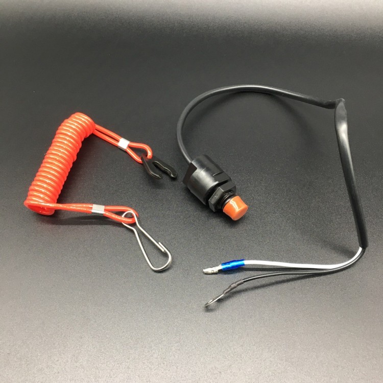 Кнопка аварийной остановки двигателя с чекой Yamaha 9.9-250, F4-350 (PREMARINE), арт. 6E9-82575-02-K,          PREMARINE 