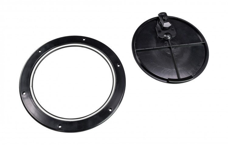 Лючок палубный 240 мм, черный, арт. 20-844-50,          Osculati  Лючок палубный 240 мм, черный, арт. 20-844-50,          Osculati