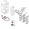 Прокладка под блок Mercury 30-60 (8M0000822) (Omax), арт. 27-828553-TW,          Omax 