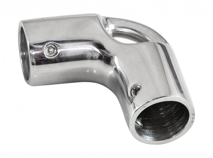 Колено леера 7/8" (22,2 мм), 90 град с петлей, арт. 66092_Kof,          Kofuku 