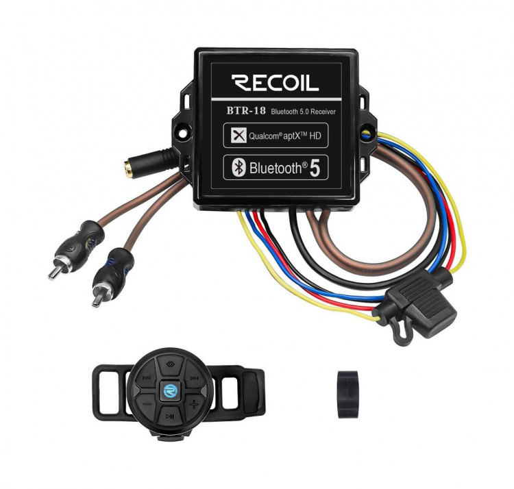 Bluetooth-приемник BTR-18 с беспроводным пультом дистанционного управления, арт. BTR18ED,          20edge  Bluetooth-приемник BTR-18 с беспроводным пультом дистанционного управления, арт. BTR18ED,          20edge