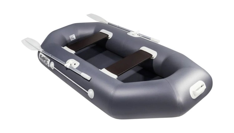 Надувная лодка ПВХ, Барс 240, графит, арт. 4603725303607,          Барс 