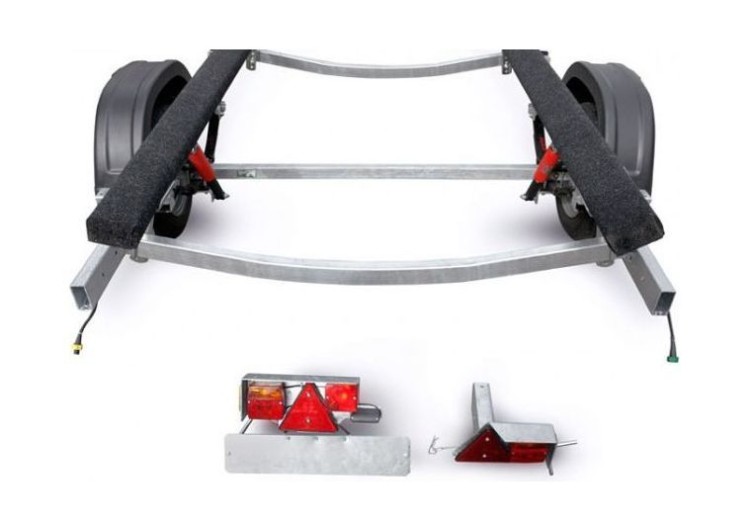 Прицеп для лодок до 4,3 м., МЗСА, арт. 81771D.101,          МЗСА 