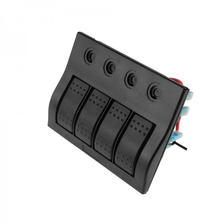 Панель бортового питания  4 переключателя, SK-BP4S-ts, арт. SK-BP4S-ts,          Skipper 