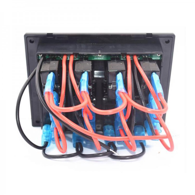 Панель бортового питания  4 переключателя, SK-BP4S-ts, арт. SK-BP4S-ts,          Skipper 